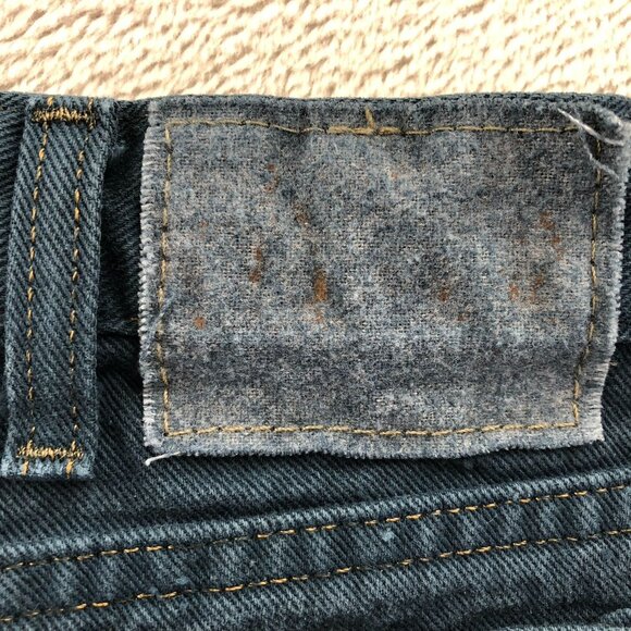 Arazona Vintage Mens Jeans 34x32 Relaxed Fit Blue Denim Straight Leg Classic Cas - Picture 10 of 12